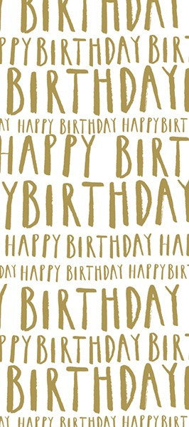 Happy Birthday Tissue Paper, 4 Sheets