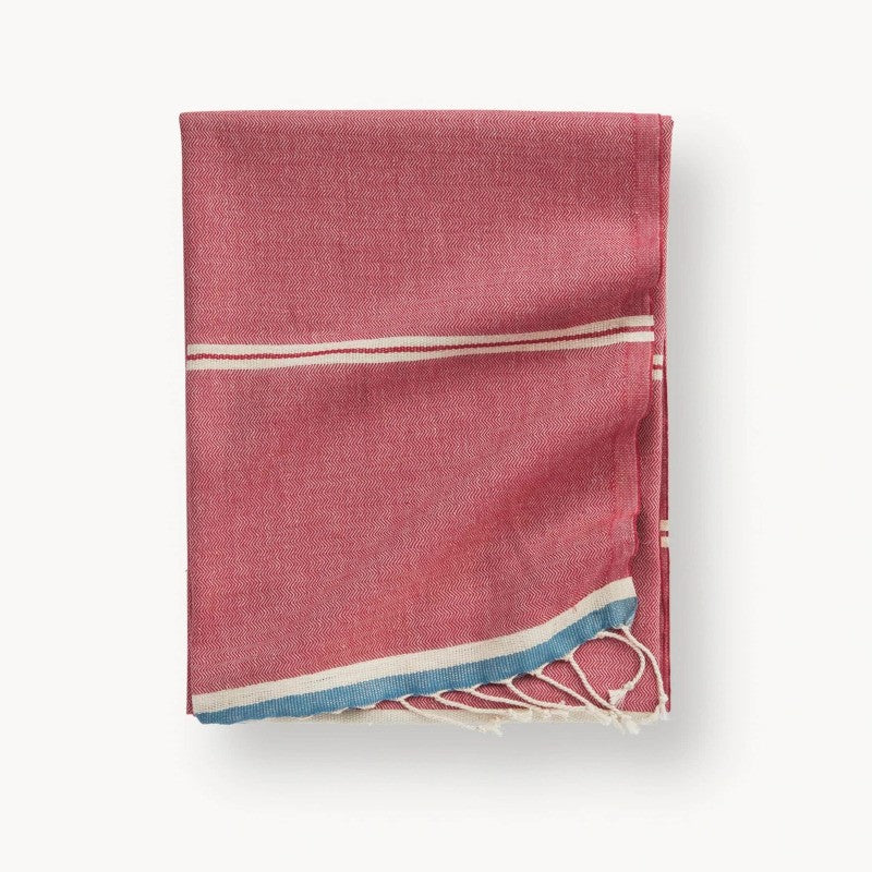 Pokoloko Soleil Turkish Hand Towel, Coral