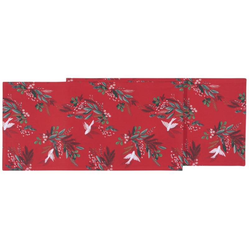 Winterbough Cotton Table Runner