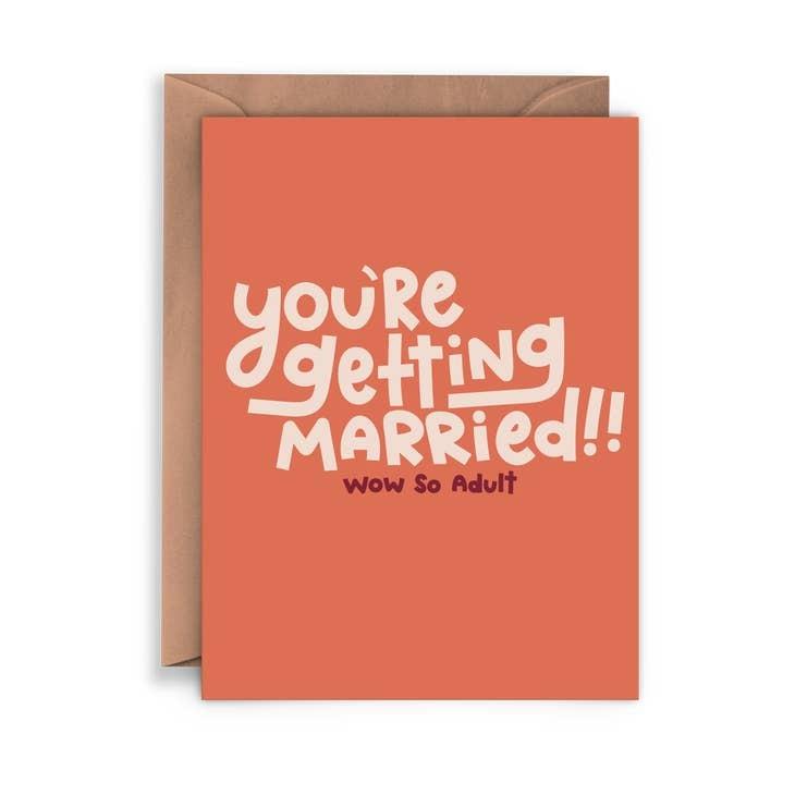 You're Getting Married Wedding Card
