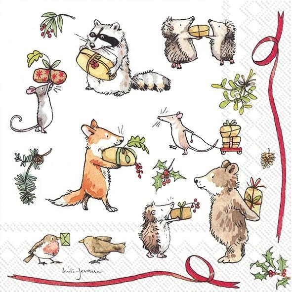 Present For You - Luncheon Paper Napkins - Pack/20
