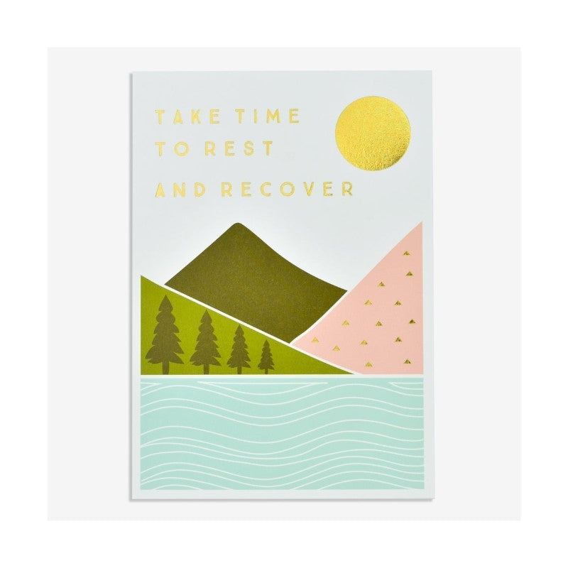 Take Time To Rest Greeting &amp; Sympathy Card