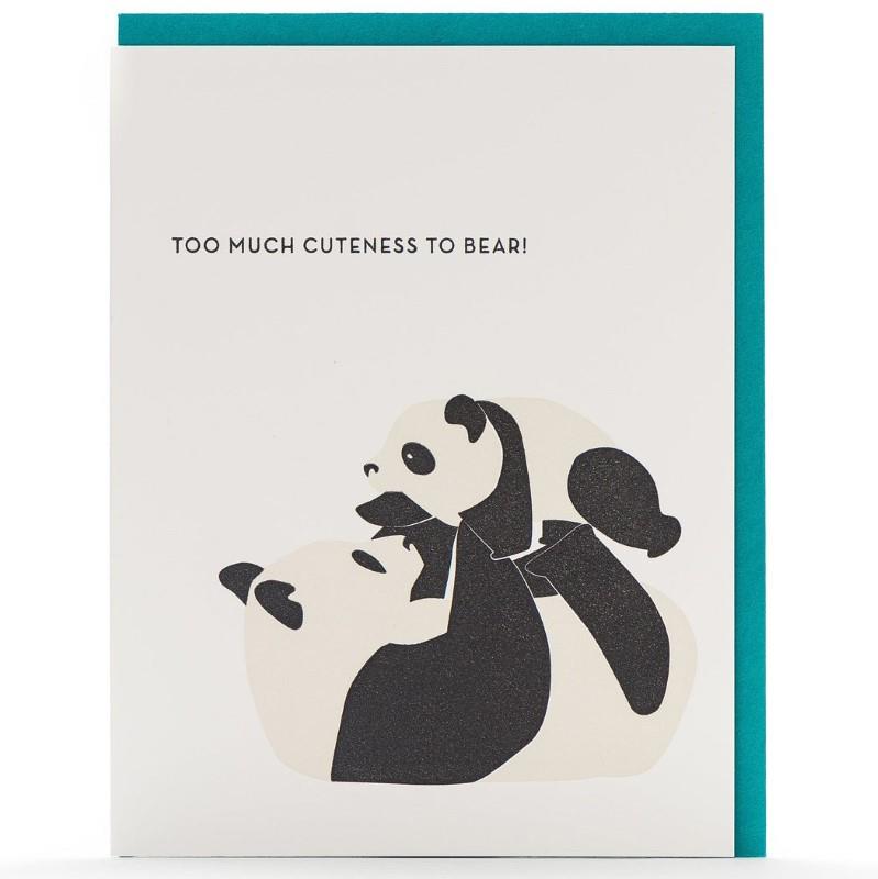 Panda Modern New Baby Card