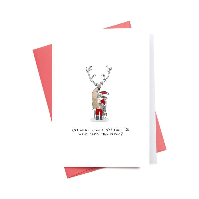 Christmas Bonus Card