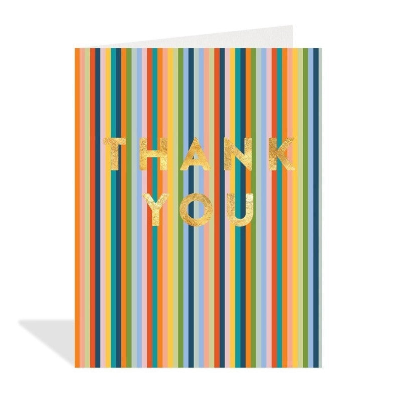 Striped Thank You Card