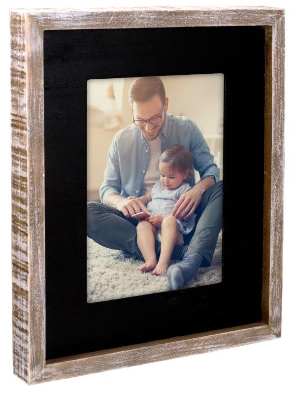 Rustic Home Black Border Picture Frame
