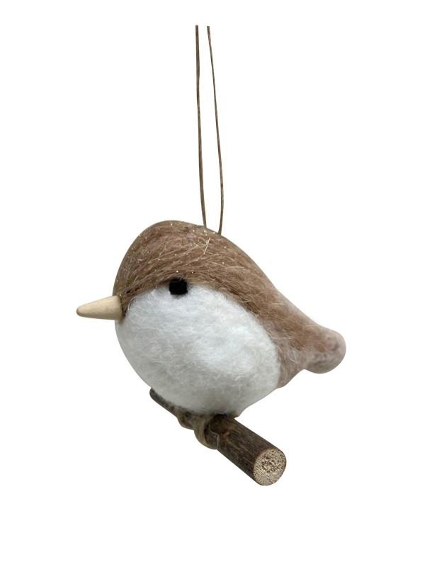 Bird On Branch Ornament