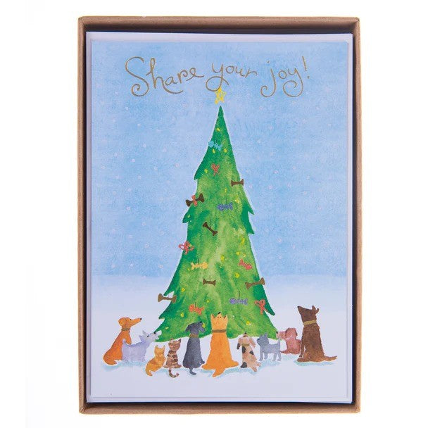 Share Your Joy Holiday Cards, Box of 15