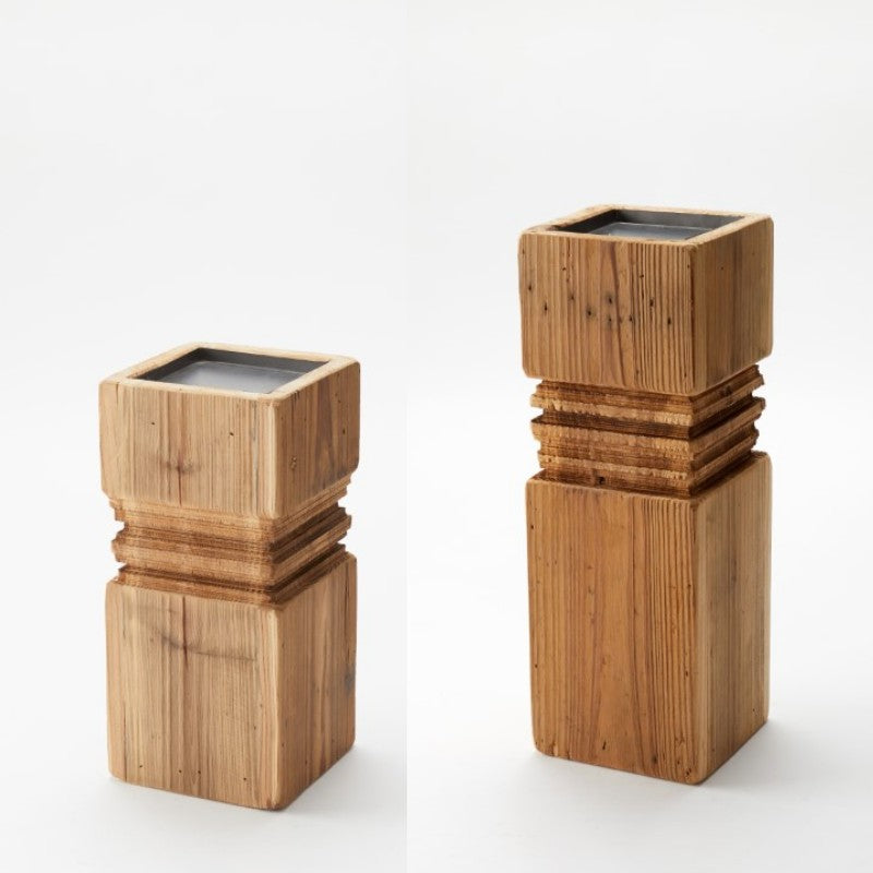 Natural Column Candle Holder