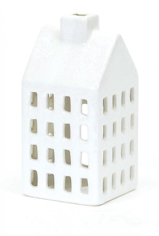 White Ceramic Candle House