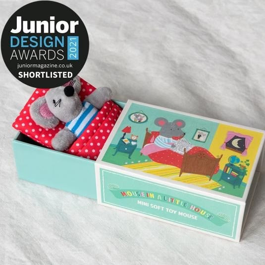 Rex London Plush Mouse In A Little House