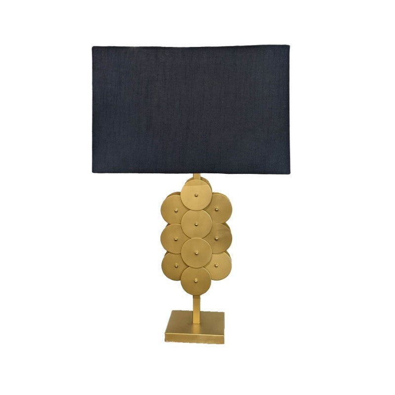 Skye Brass Disk Table Lamp