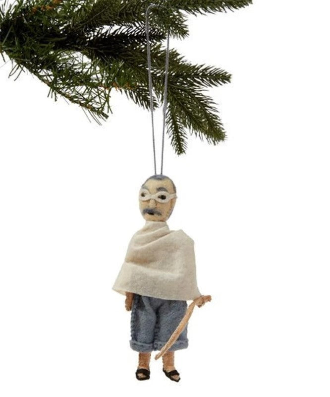 Gandhi - Historical Icon Ornament