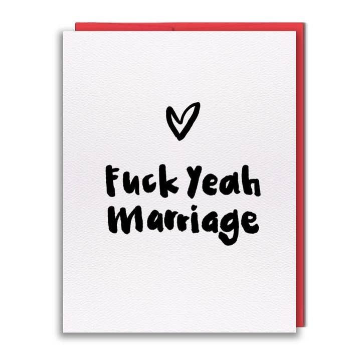 Fuck Yeah Wedding Card