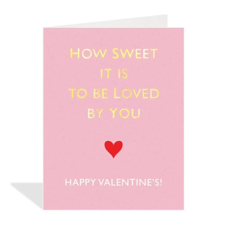 How Sweet Valentine's Day Card