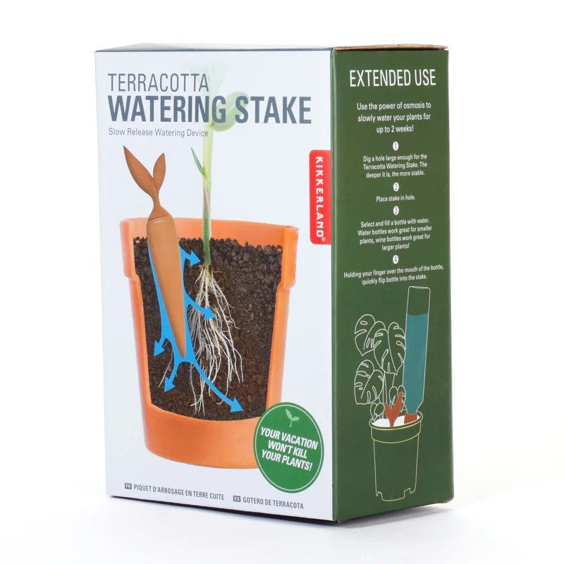 Kikkerland Terracotta Watering Stake