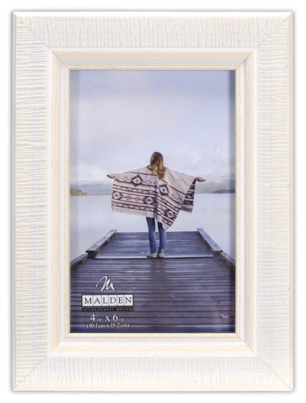 Barrett Etched White Picture Frame