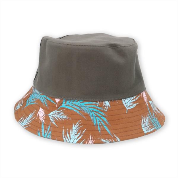 Charcoal/Tropical Reversible Bucket Hat