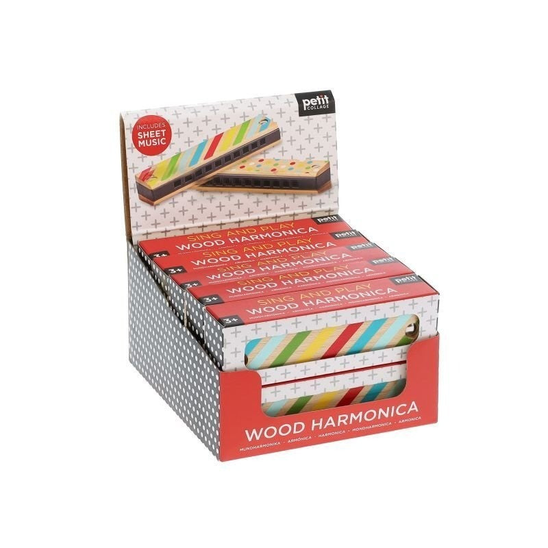 Wooden Rainbow Harmonica