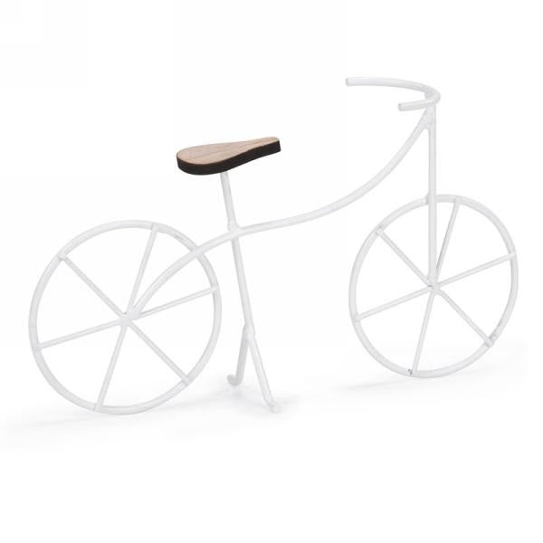 White Metal Bicycle