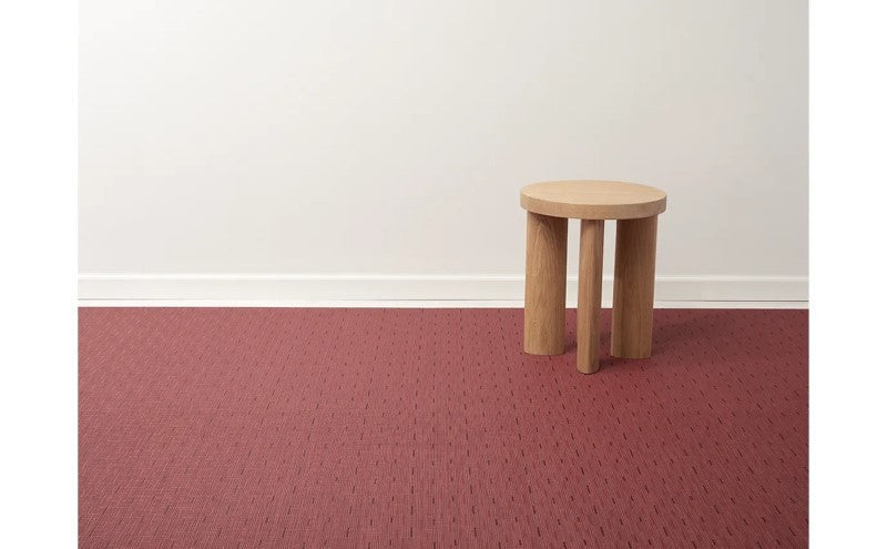 Chilewich Bamboo Woven Floor Mat, Cranberry