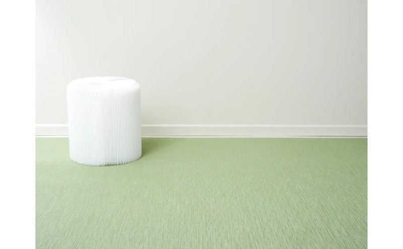 Chilewich Bamboo Woven Floor Mat, Spring Green
