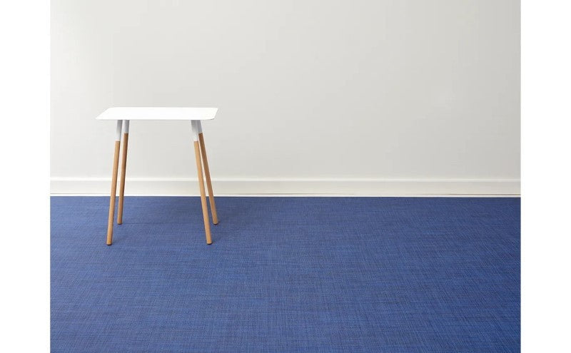 Chilewich Mini Basketweave Woven Floor Mat, Indigo