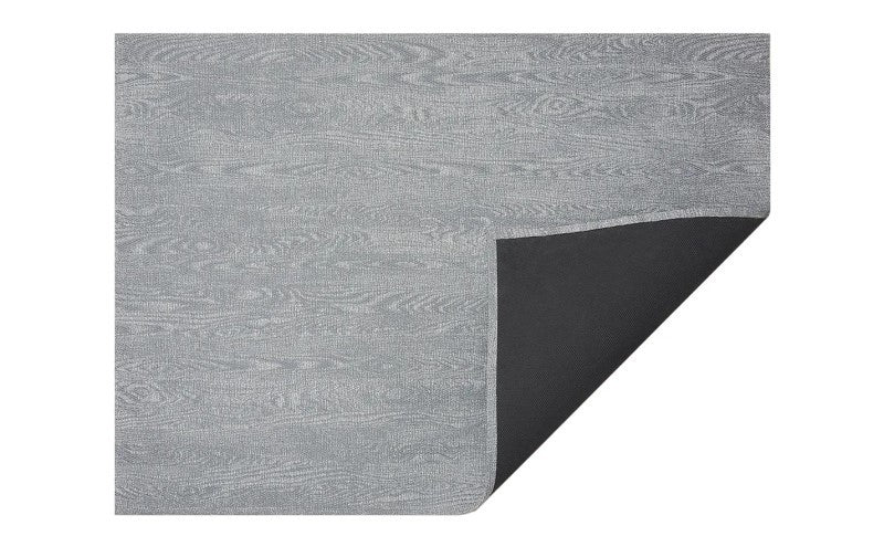 Chilewich Woodgrain Woven Floor Mat, Slate