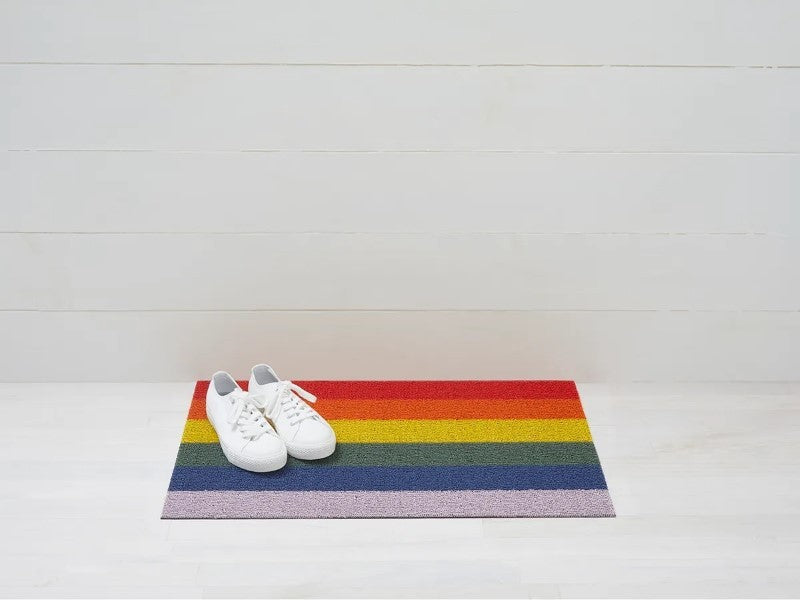 Chilewich Pride Stripe Shag Floor Mat