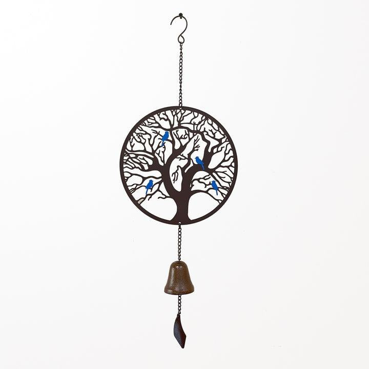 Blue Jay Tree of Life Hanging Bell