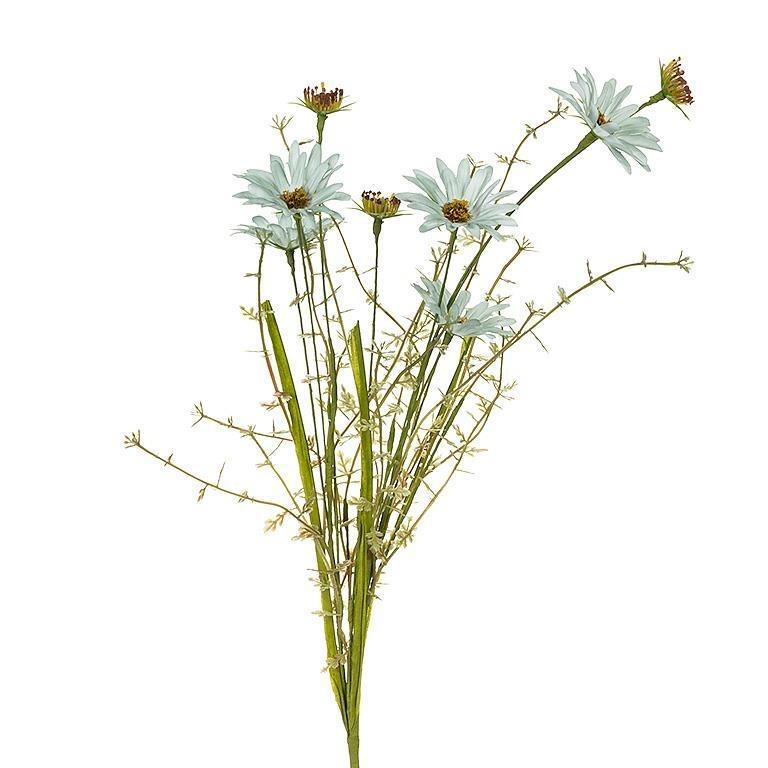 Blue Wildflower Spray, 22"H