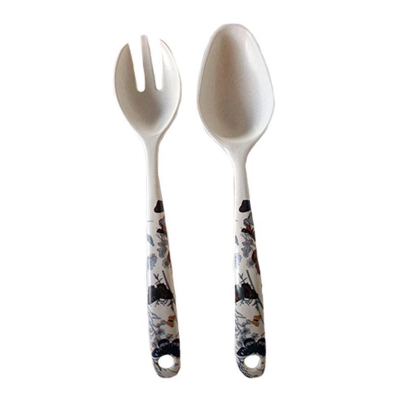 Butterfly Bamboo Salad Servers