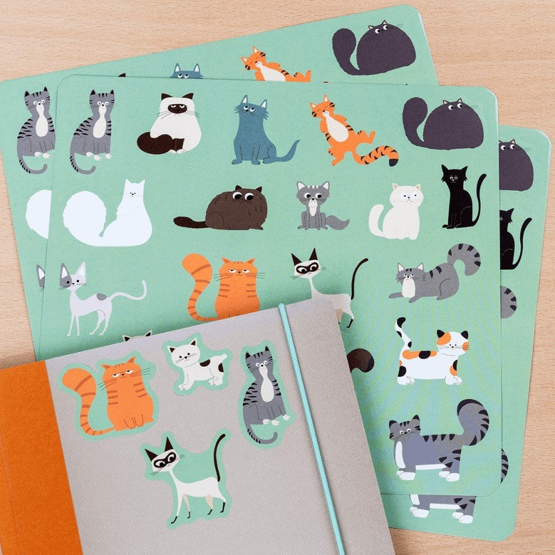 Rex London Nine Lives Stickers, 3 Sheets