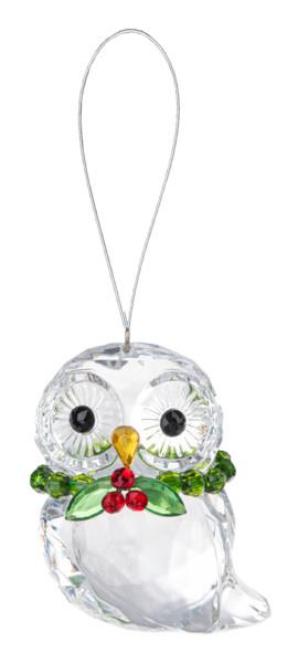 Holiday Wreath Owl Ornament