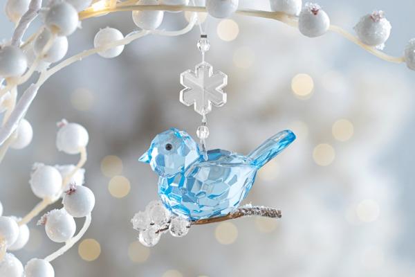 Acrylic Blue Bird Ornament