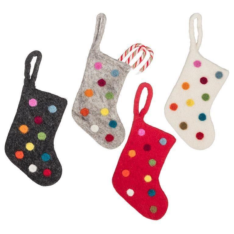 Mini Polka Dot Stockings - Fair Trade Certified