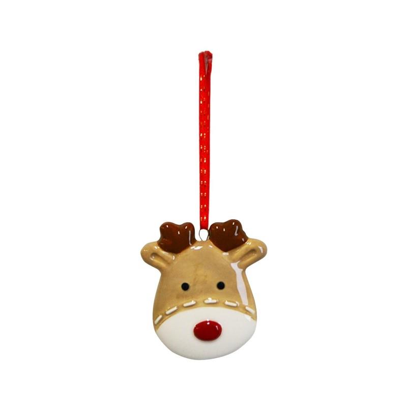 Reindeer Head Ornament