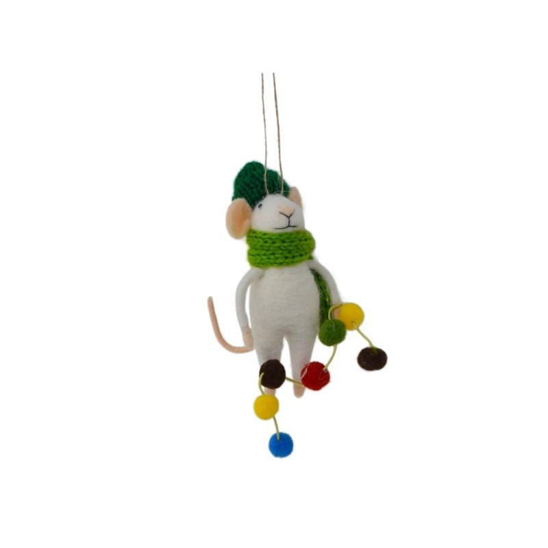 Garland Mouse Ornament