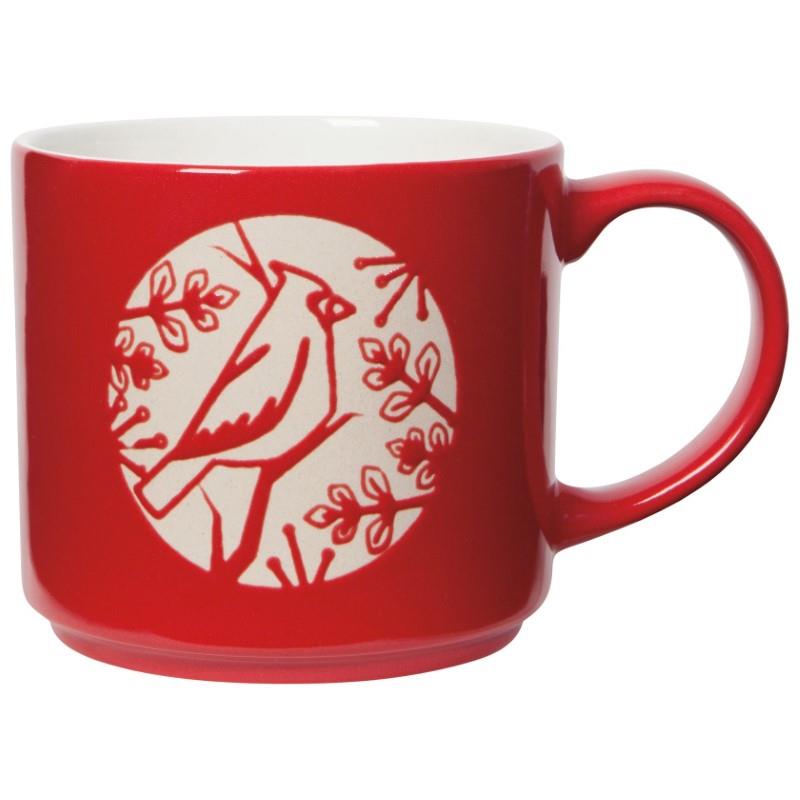 Good Tidings Cardinal Stacking Mug