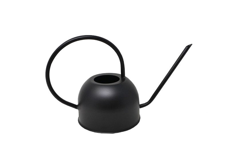 1L Black Metal Watering Can