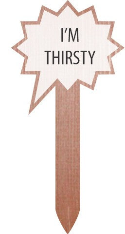 I'm Thirsty Plant Marker