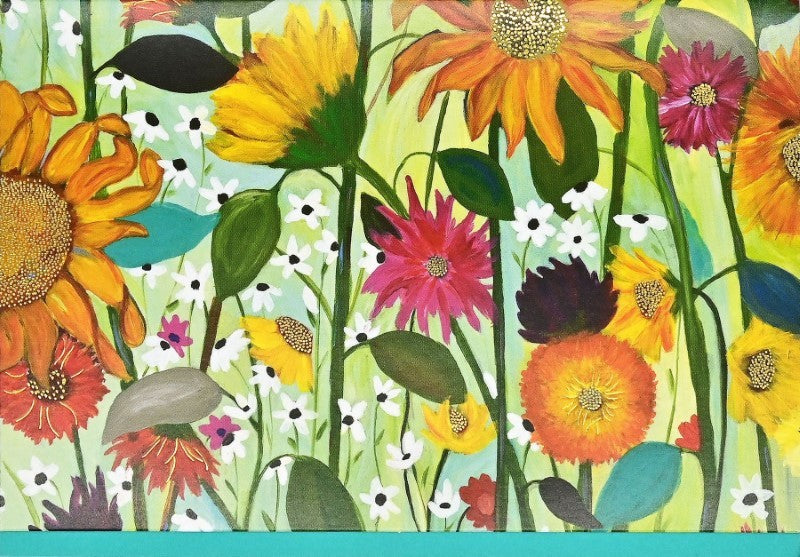 Sunflower Dreams Note Cards, Box of 14