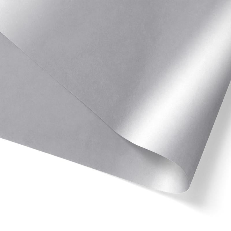 Metallic Silver Tissue Paper, 3 Sheets