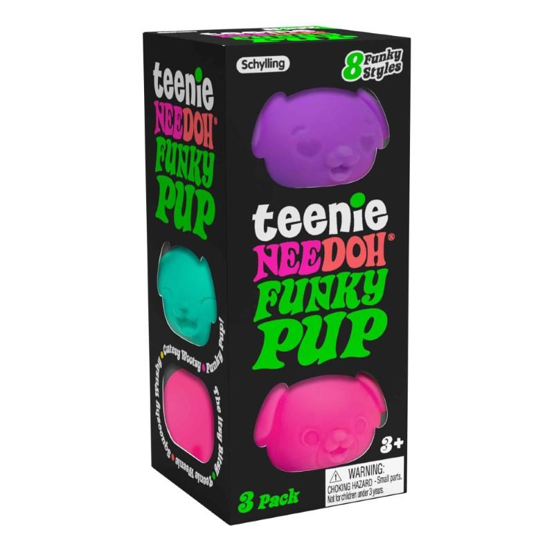 Teenie NeeDoh Funky Pup, Box of 3