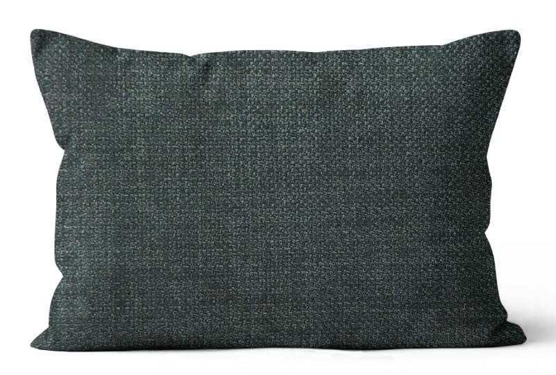 Rave Black Rectangular Outdoor Cushion
