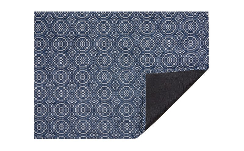Chilewich Overshot Woven Floor Mat, Denim