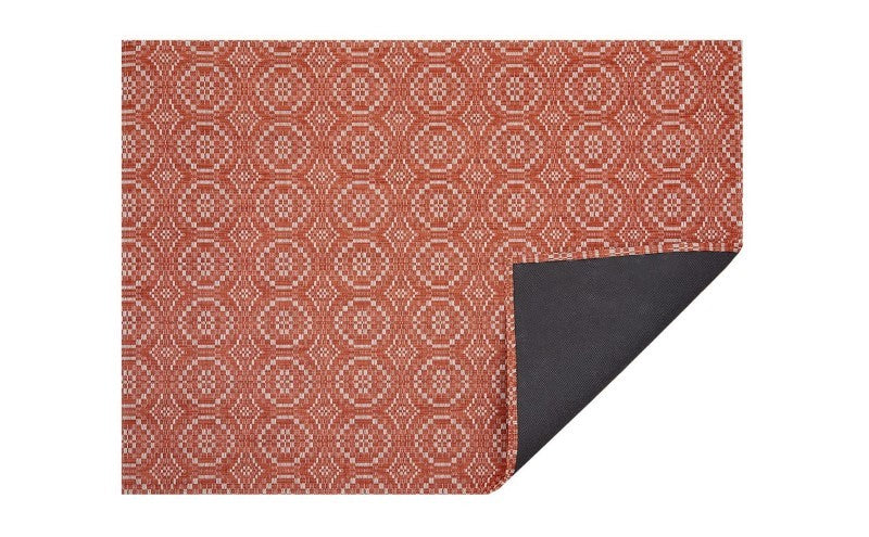 Chilewich Overshot Woven Floor Mat, Paprika