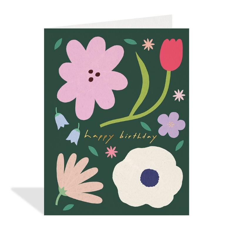 Flower Birthday Card