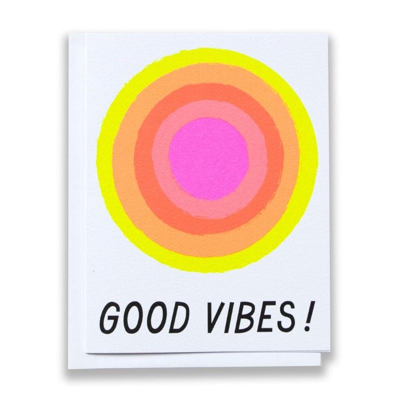 Good Vibes Greeting Card