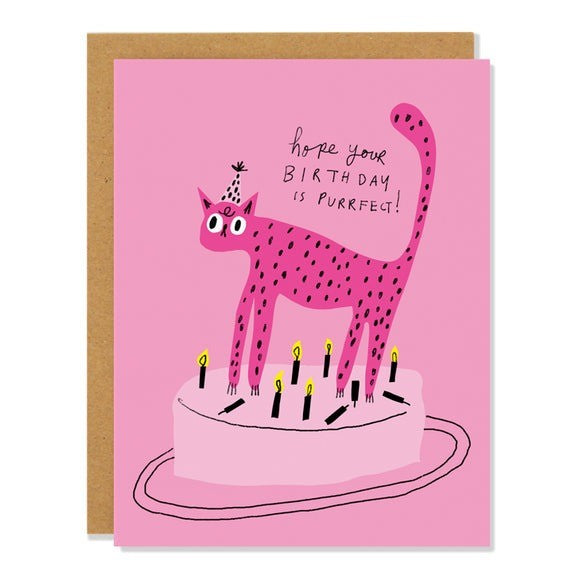Purrfect Birthday Card